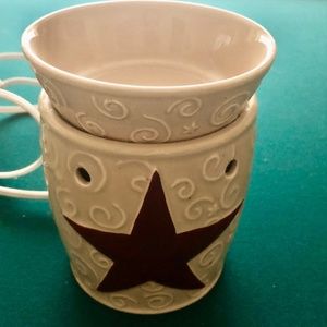 Scentsy Rustic Star Warmer EUC